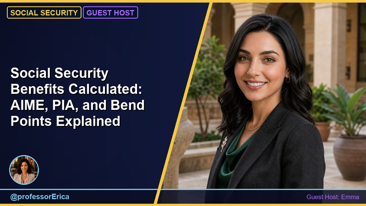Social Security Benefits Calculated: AIME, PIA, and Bend Points Explained