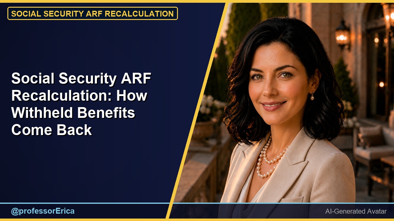 Social Security ARF Recalculation: How Withheld Benefits Come Back
