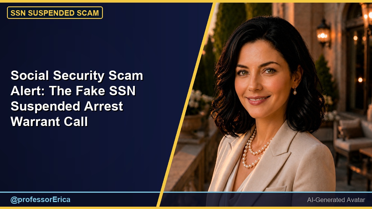 Social Security Scam Alert: The Fake SSN Suspended Arrest Warrant Call