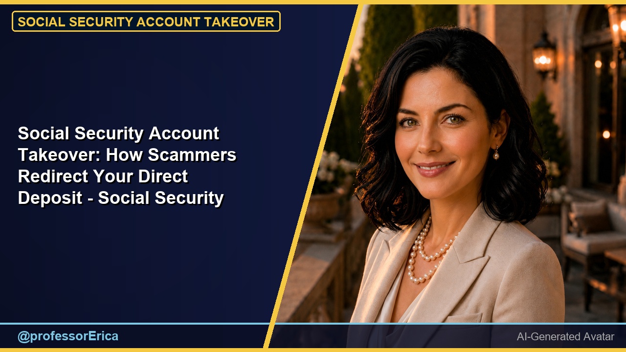 Social Security Account Takeover: How Scammers Redirect Your Deposit