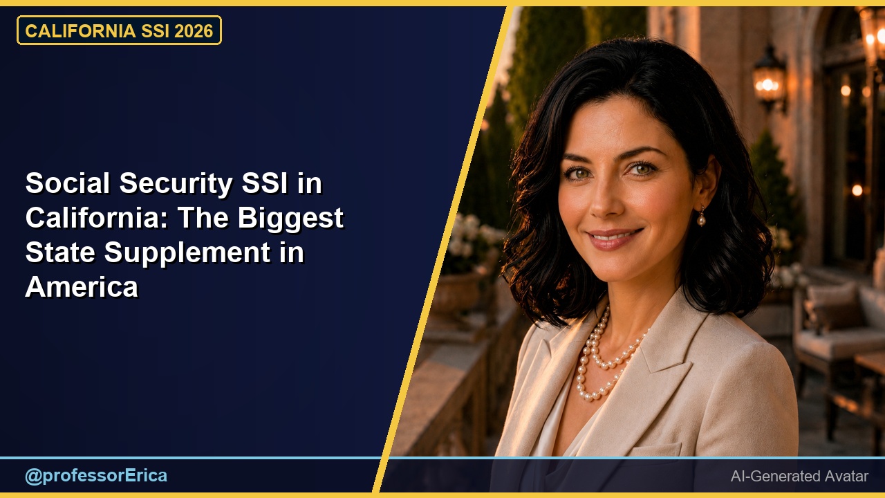 Social Security SSI in California: The Biggest State Supplement in America